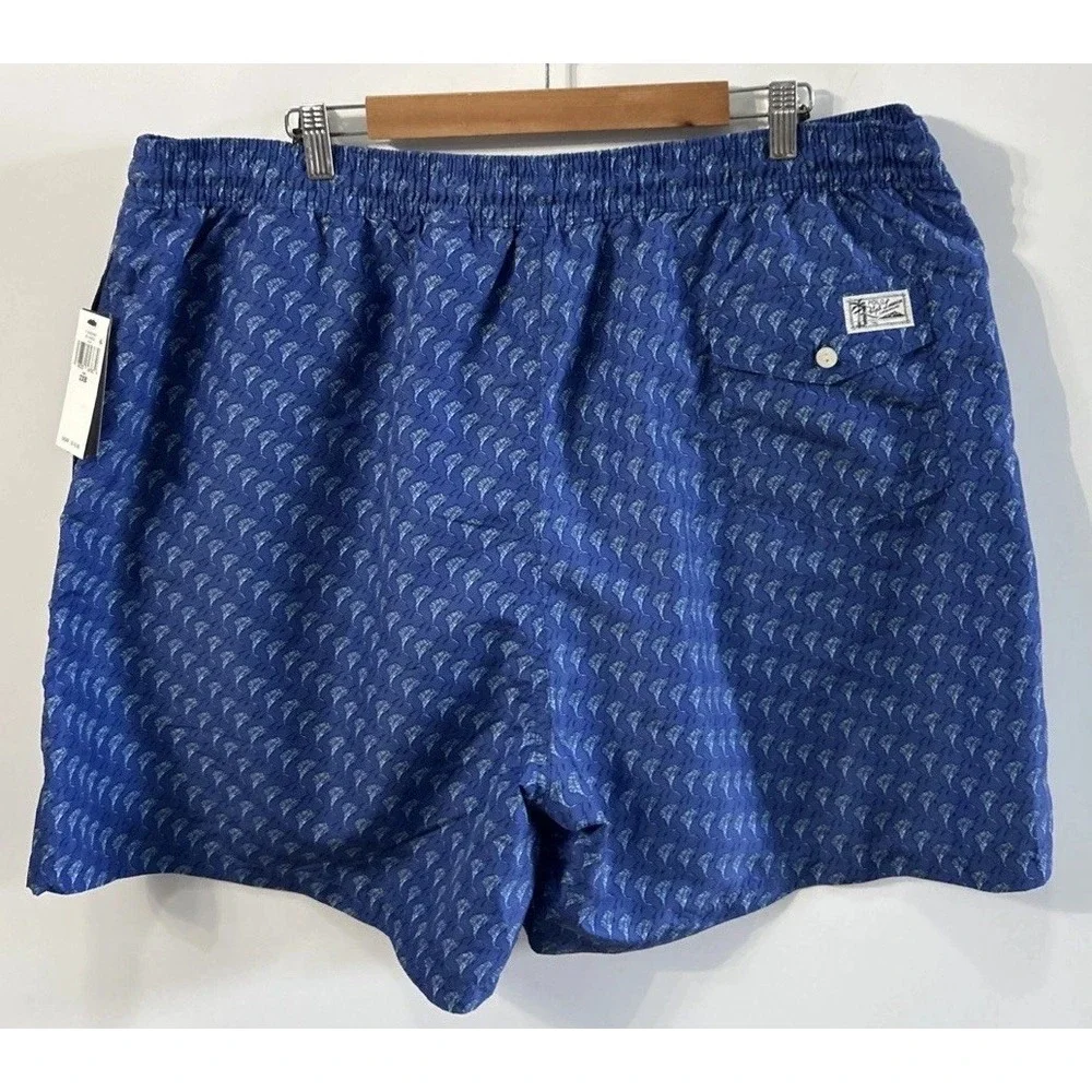 NWT Polo Ralph Lauren Men's Traveler Swim Shorts Swordfish Sz 2XB $110 New
